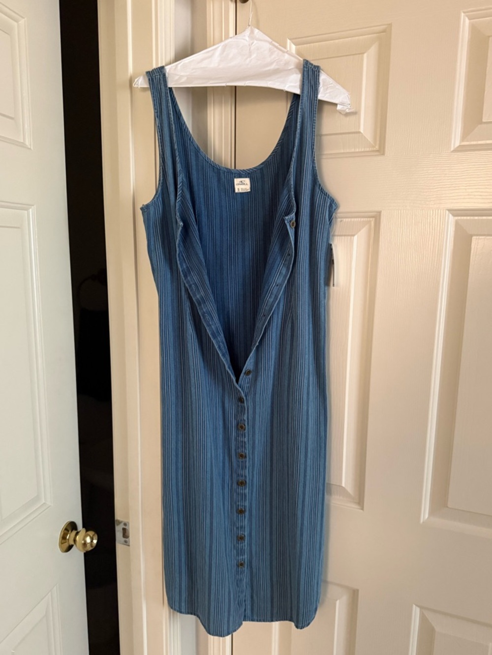 NWT O’Neill denim striped dress
